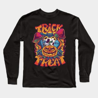 Psicodelic Halloween Long Sleeve T-Shirt